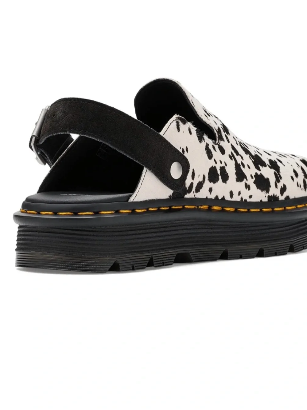 Dr. Martens  Black and White Dalmatian Print Sandals - Picture 4 of 7
